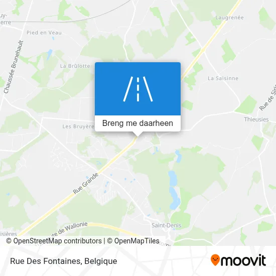 Rue Des Fontaines kaart