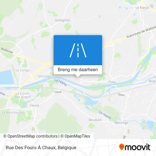 Rue Des Fours À Chaux kaart