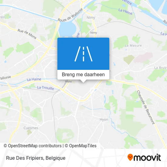 Rue Des Fripiers kaart