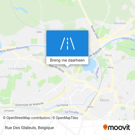 Rue Des Glaïeuls kaart