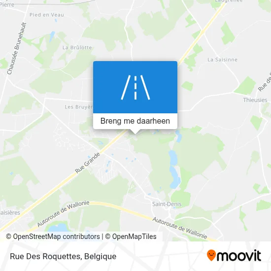 Rue Des Roquettes kaart