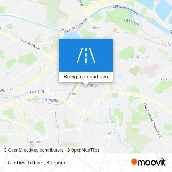 Rue Des Telliers kaart
