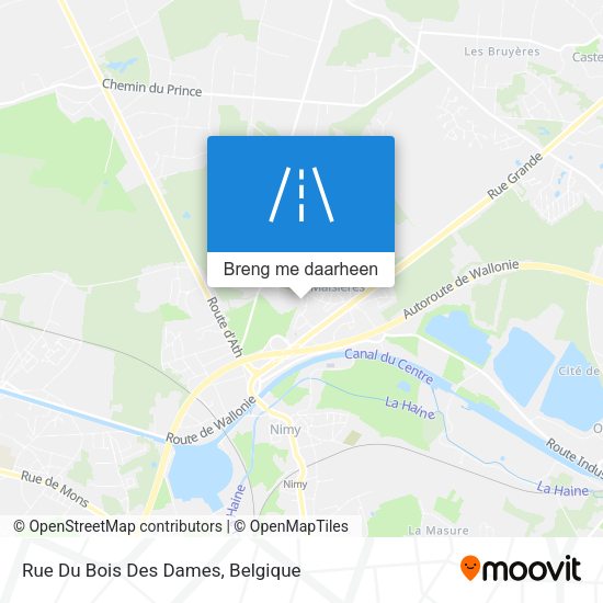 Rue Du Bois Des Dames kaart