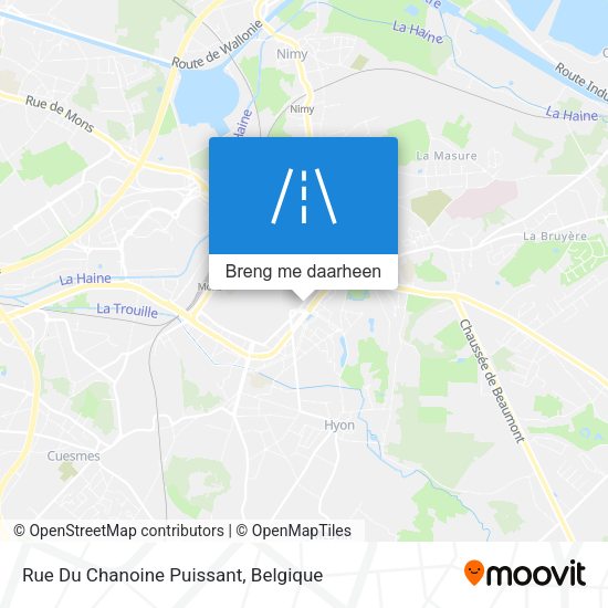 Rue Du Chanoine Puissant kaart