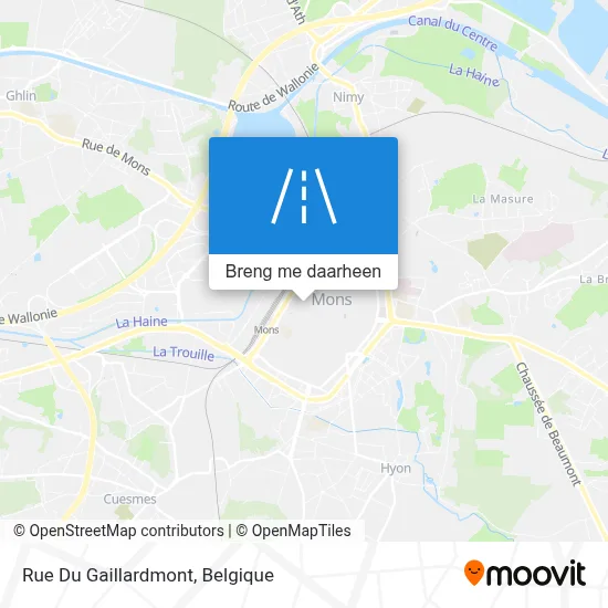 Rue Du Gaillardmont kaart