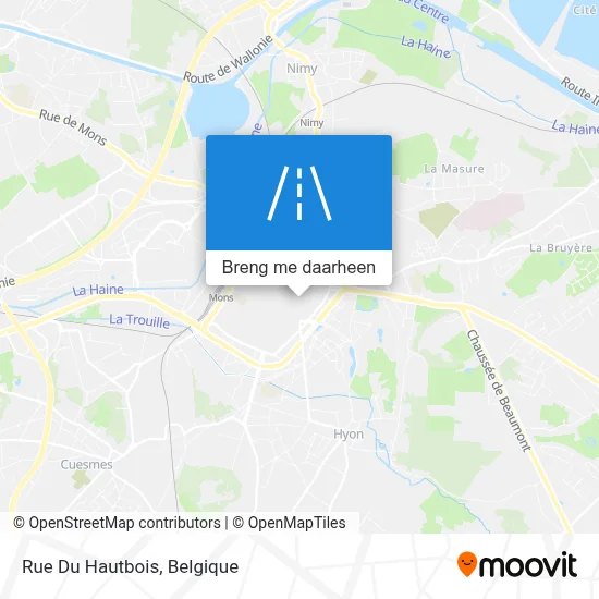 Rue Du Hautbois kaart