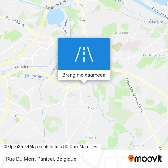 Rue Du Mont Panisel kaart