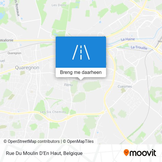 Rue Du Moulin D'En Haut kaart