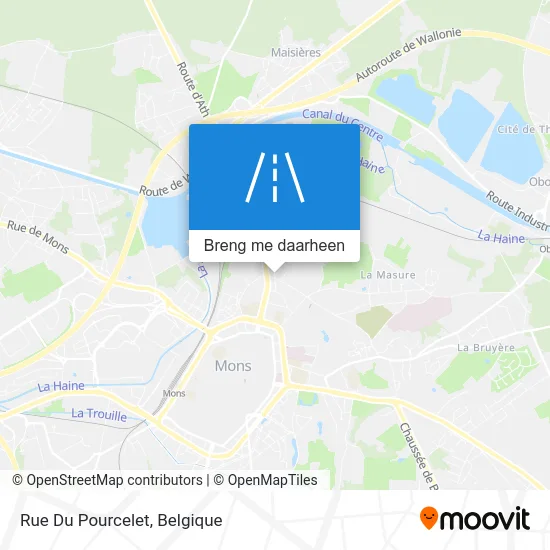 Rue Du Pourcelet kaart