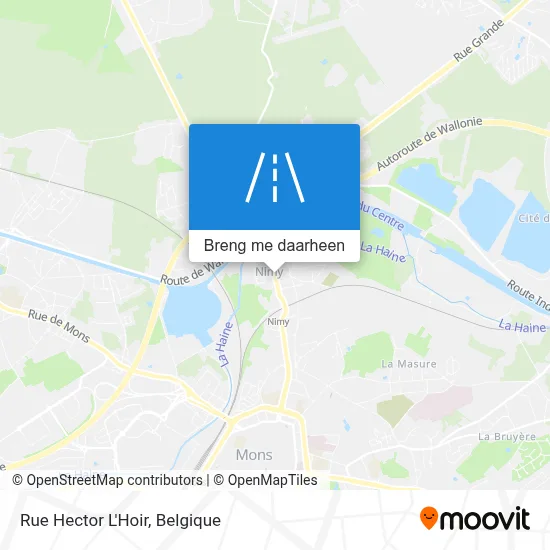 Rue Hector L'Hoir kaart