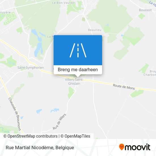 Rue Martial Nicodème kaart