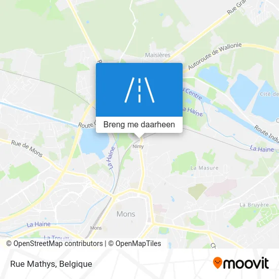 Rue Mathys kaart