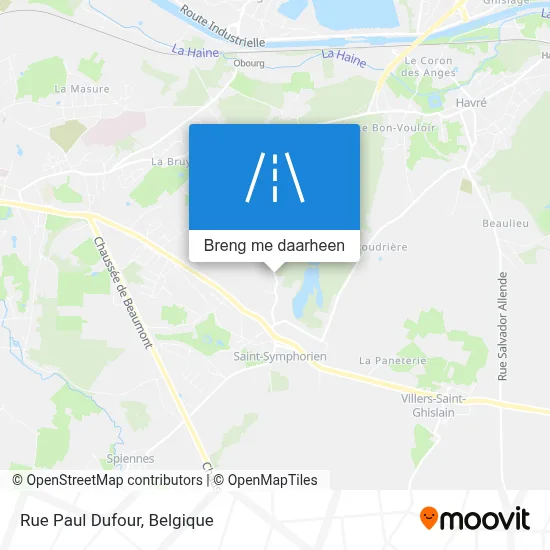 Rue Paul Dufour kaart