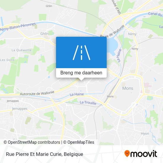 Rue Pierre Et Marie Curie kaart