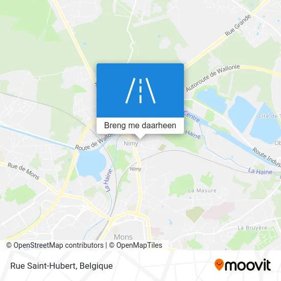 Rue Saint-Hubert kaart