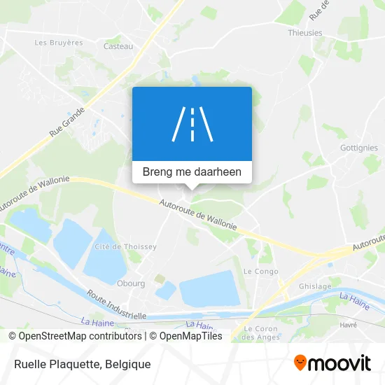 Ruelle Plaquette kaart