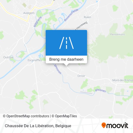 Chaussée De La Libération kaart