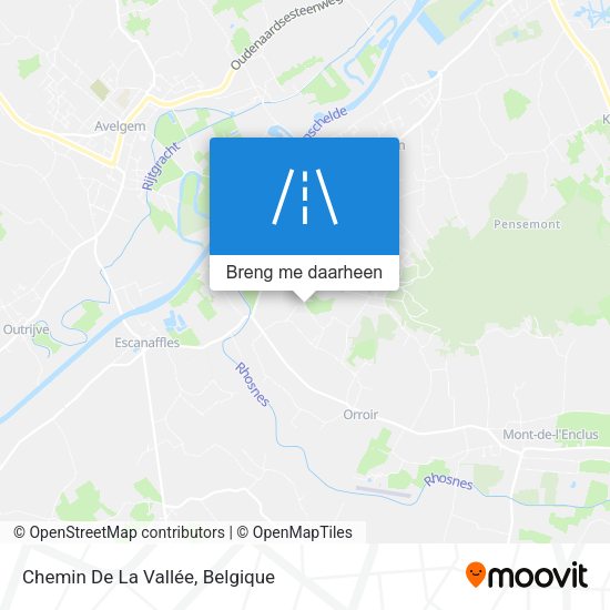Chemin De La Vallée kaart