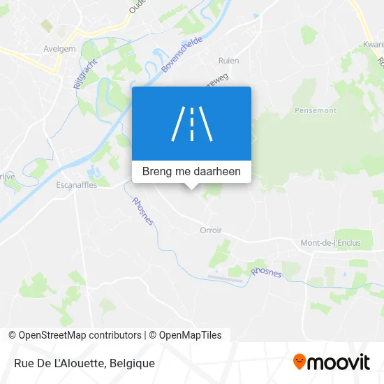 Rue De L'Alouette kaart