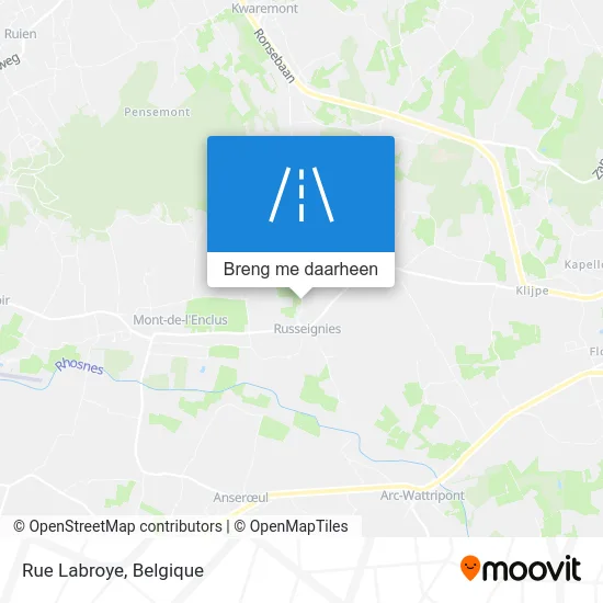 Rue Labroye kaart