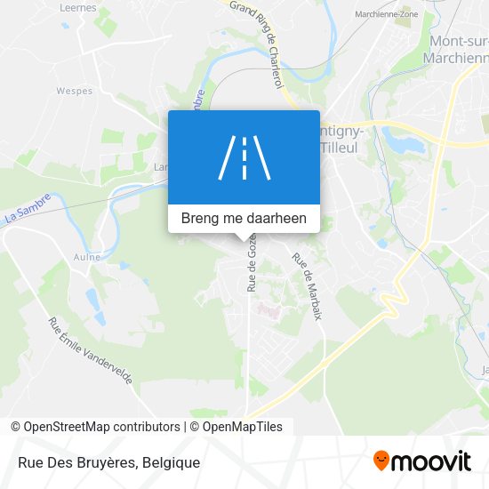 Rue Des Bruyères kaart