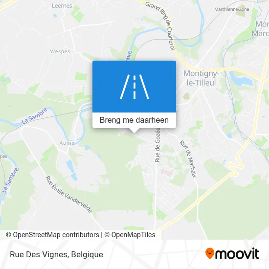 Rue Des Vignes kaart