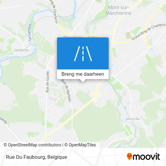 Rue Du Faubourg kaart