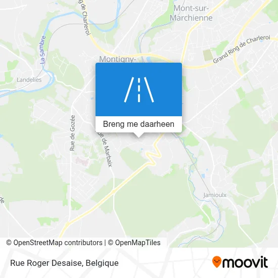 Rue Roger Desaise kaart