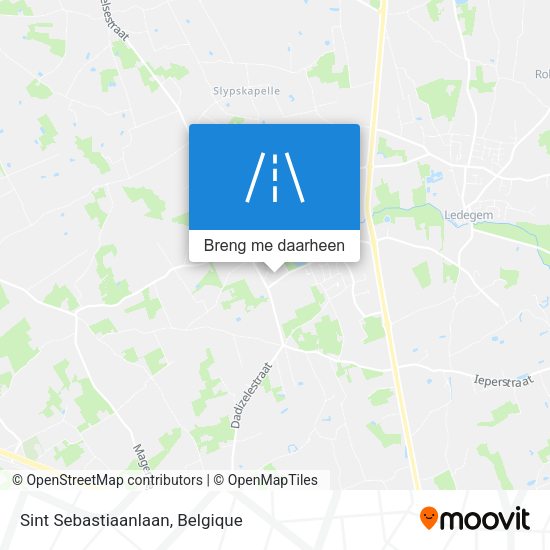 Sint Sebastiaanlaan kaart