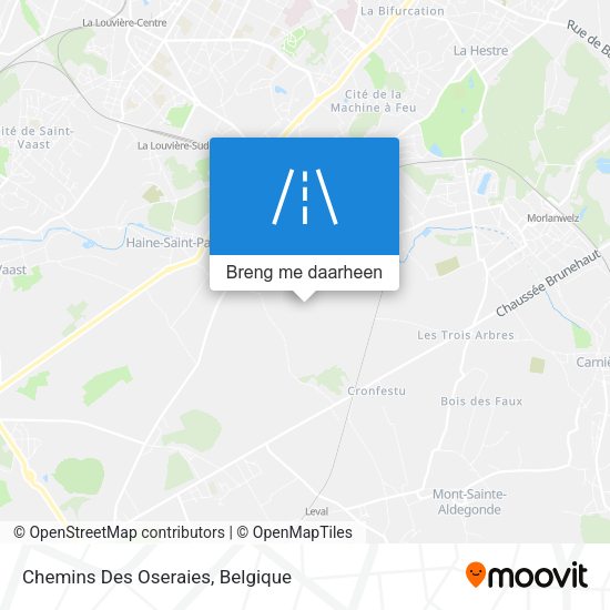 Chemins Des Oseraies kaart