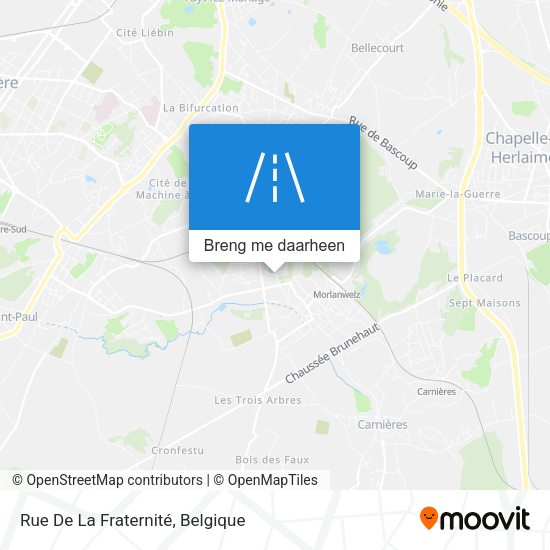 Rue De La Fraternité kaart