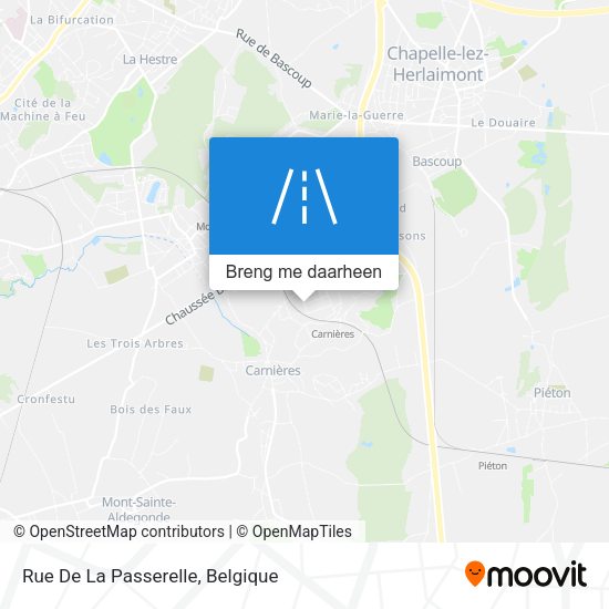 Rue De La Passerelle kaart