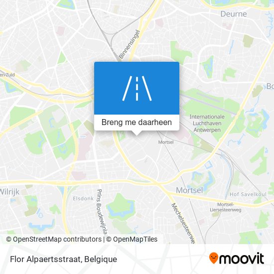 Flor Alpaertsstraat kaart
