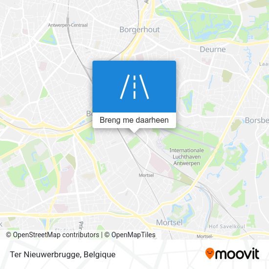 Ter Nieuwerbrugge kaart