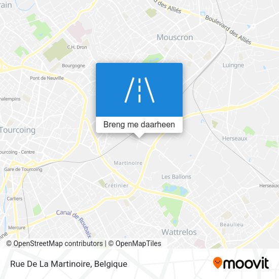 Rue De La Martinoire kaart
