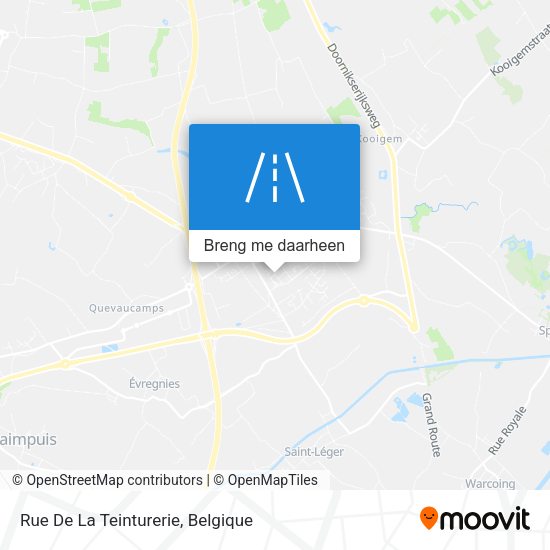 Rue De La Teinturerie kaart