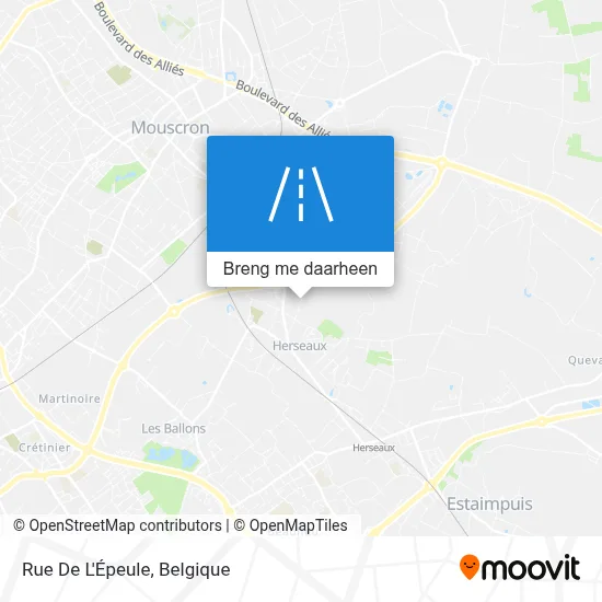 Rue De L'Épeule kaart