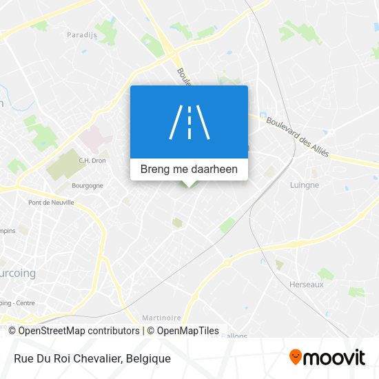 Rue Du Roi Chevalier kaart