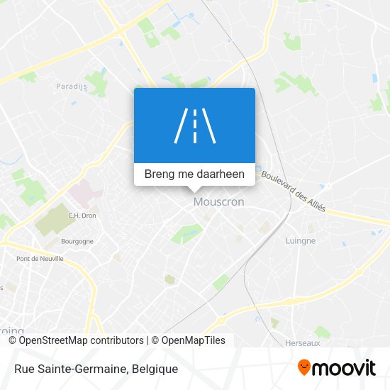 Rue Sainte-Germaine kaart
