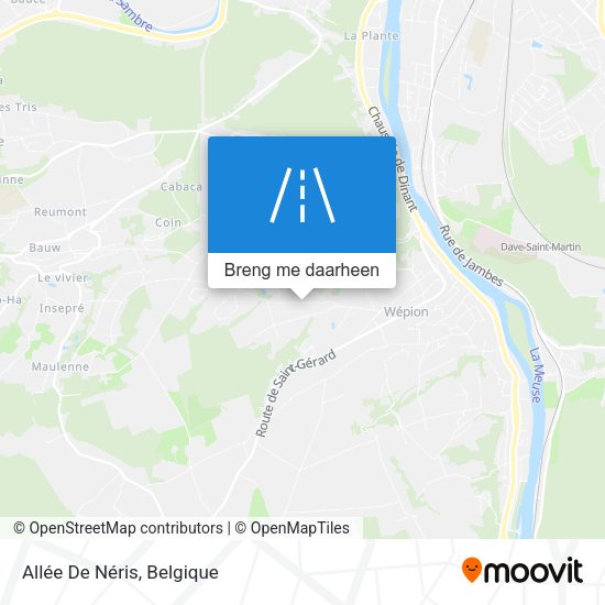 Allée De Néris kaart