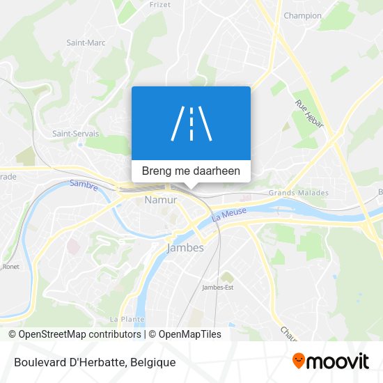 Boulevard D'Herbatte kaart