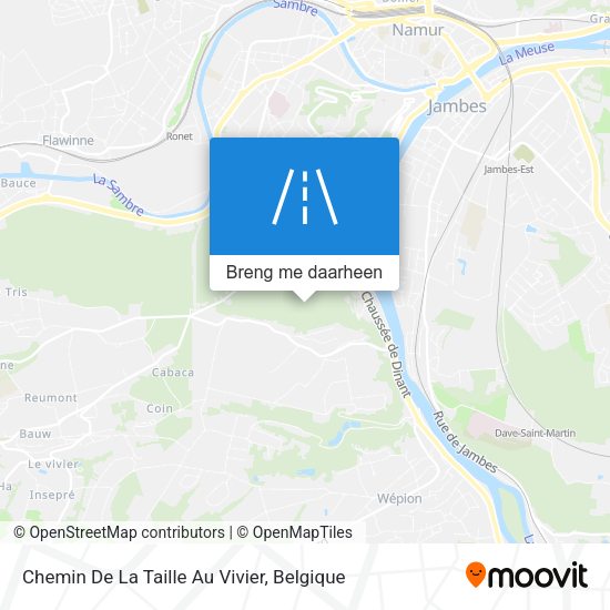 Chemin De La Taille Au Vivier kaart