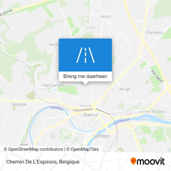 Chemin De L'Espinois kaart