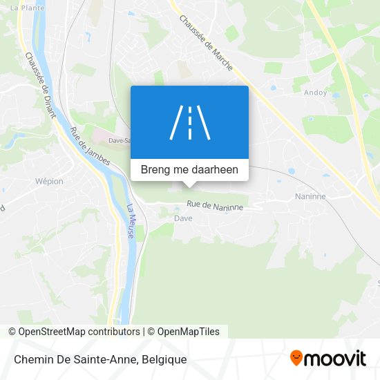Chemin De Sainte-Anne kaart