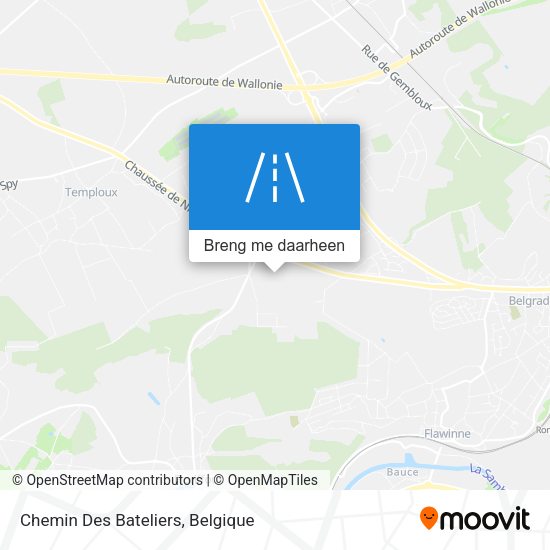 Chemin Des Bateliers kaart