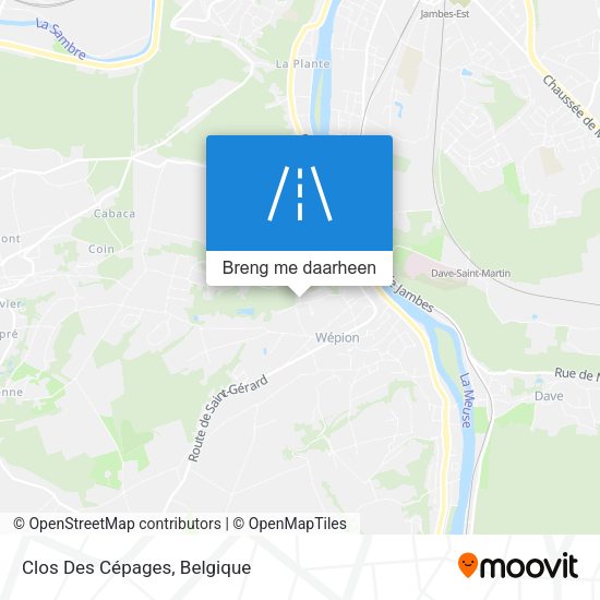 Clos Des Cépages kaart