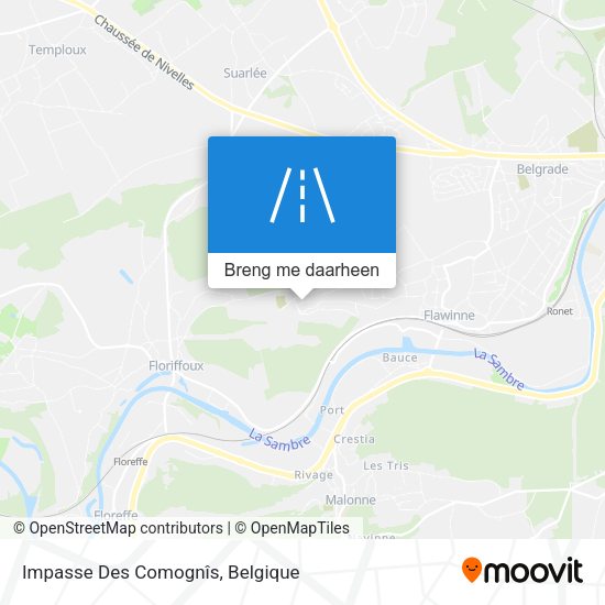 Impasse Des Comognîs kaart