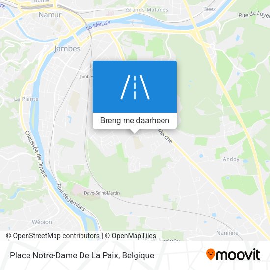 Place Notre-Dame De La Paix kaart