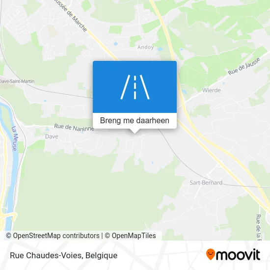 Rue Chaudes-Voies kaart