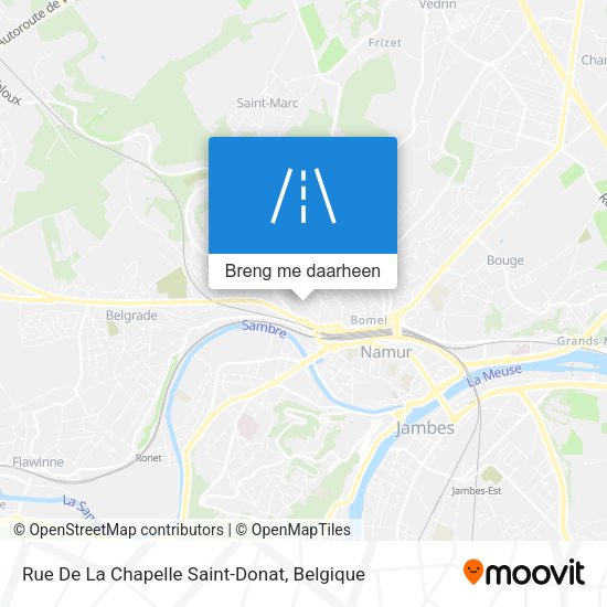 Rue De La Chapelle Saint-Donat kaart